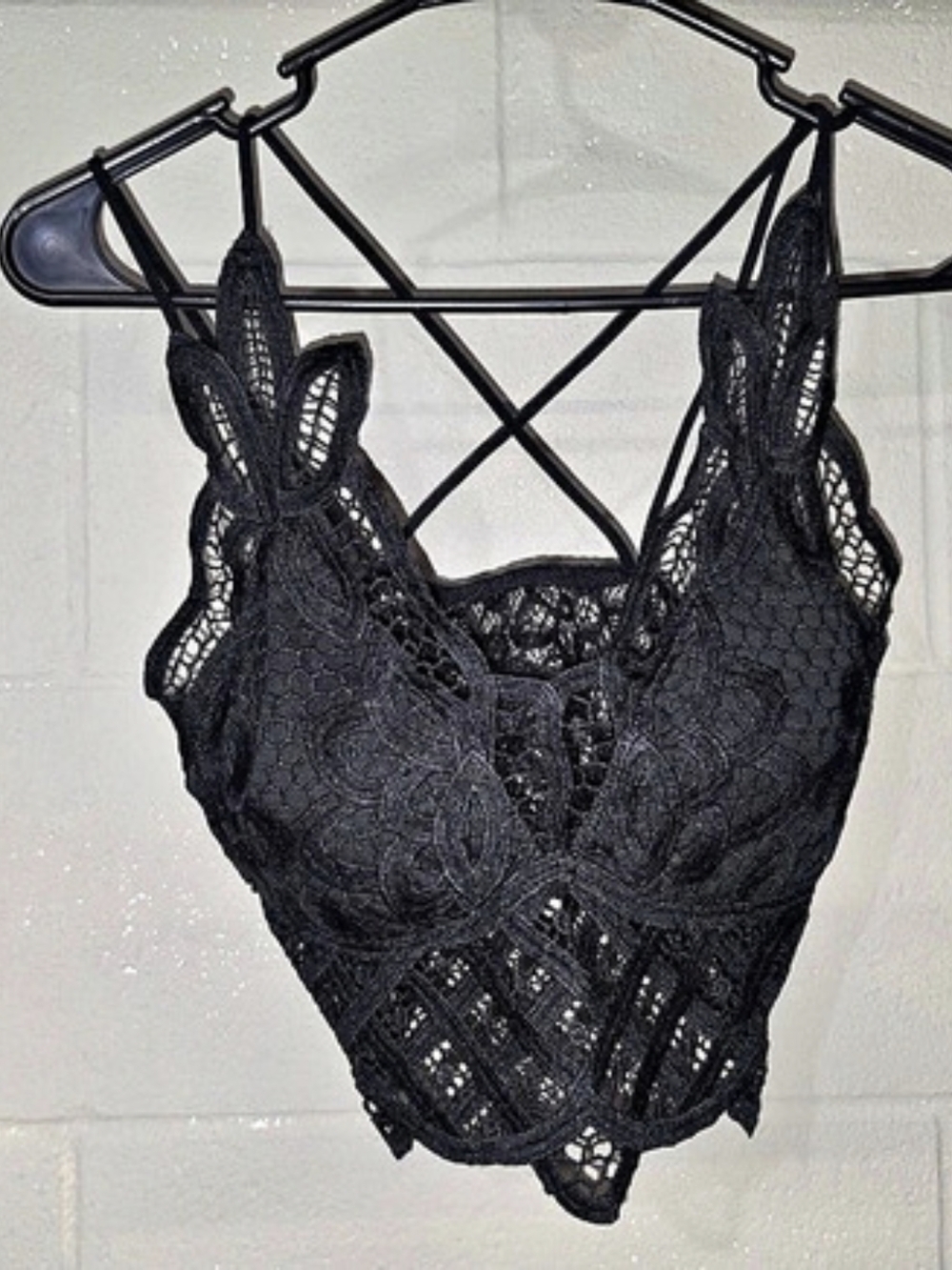 Black Lace Camisole Like New
